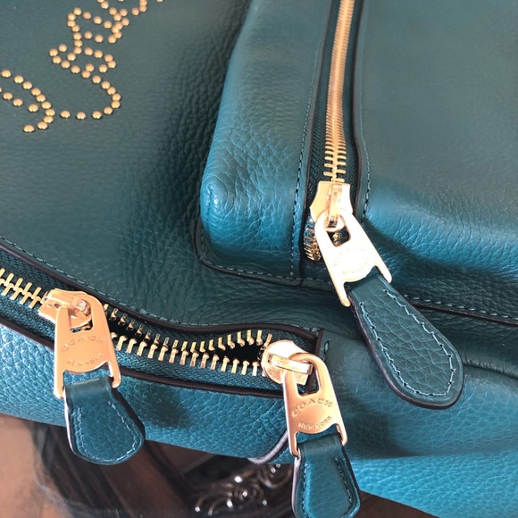 NWT Coach Studded md Charlie Backpack&wallet - Picture 2 of 8